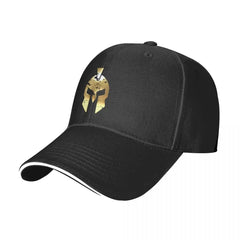 Gold Spartan Helmet Red Gold Black Stripe Baseball Cap Golf Mountaineering Men Caps Women's