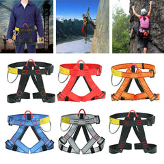 Climbing Straps Waist Gurness Half Body Harness for Climbing Tree Climbing Extension Training Canceling Mountaineering