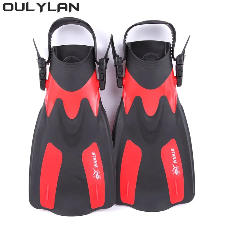 Oulylan Submersible Snorkeling Surfing Sock Boots Equipment Diving Fins Diving Flippers Adjustable Scuba Swim Anti Slip Shoes