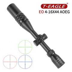 T-EAGLE EO4-16x44AOE Tactical Riflescope Spotting Scope for Rifle Hunting Optical Airsoft Sight Red Green Blue Illumination