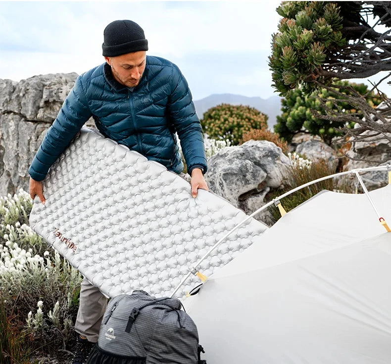 Naturehike Inflatable Mat 3.2/5.8/8.8 R Value Outdoor Ultralight Sleeping Pad Camping Portable Tent Single Moisture-proof Mats