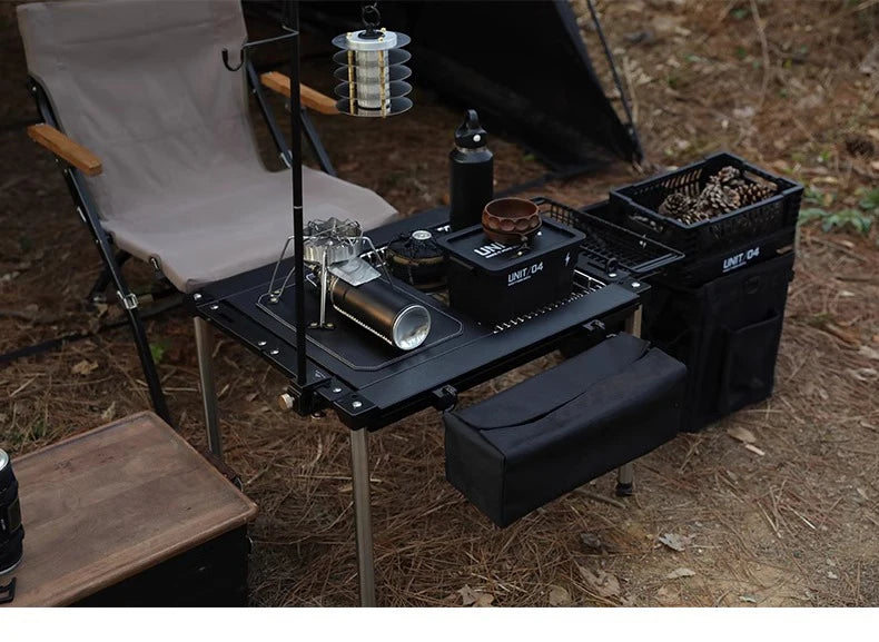 Camping  IGT Table  IGT Folding Frame  Outdoor Aluminum Alloy Table 2 3 4 Unit Framework Portable Free Combination IGT Table New