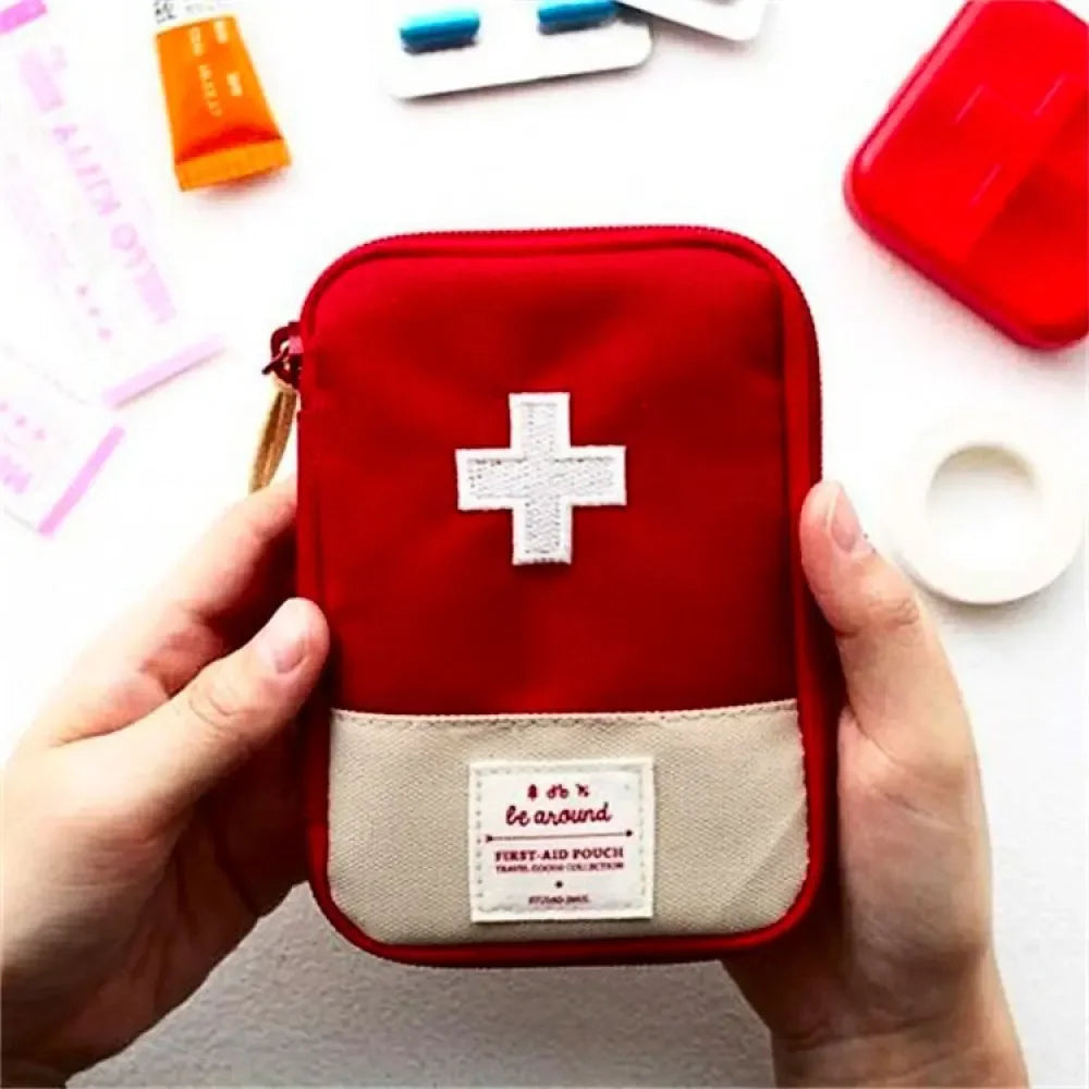 Portable First Aid Medical Kit Travel Outdoor Camping Useful Mini Medicine Storage Bag Camping Emergency Survival Bag Pill Case