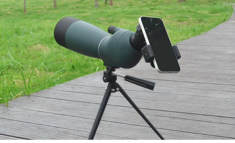 25-75x70 HD Spotting Scope Zoom Monocular Telescope BAK4 Prism ED Lens IPX6 Waterproof for Target Shooting Bird Watching Camping