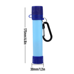 Water Purification Straw Outdoor Camping Hiking Emergency Elements BPA-Free Food-Grade Filter Portable Personal Water Filtration