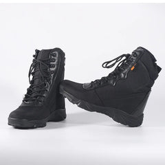 Outdoor Training Men Tactical Boots High-Top Desert Shoes Camouflage Combat Hunting Climbing Botas Hiking Shoes