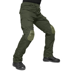 HAN WILD Cotton Pant Combat Pants Knee Pads Tactical Pants Green Camo Pant Men Clothing Airsoft Hunting Climbing Clothes Ripstop