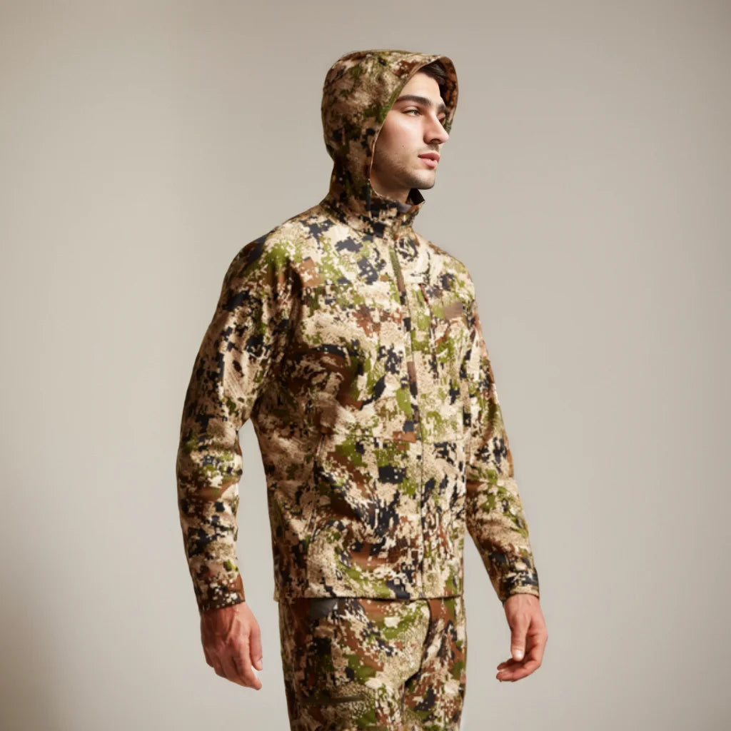 Men’s Soft shell hunting wear winter outdoor light camouflage hunting jacket