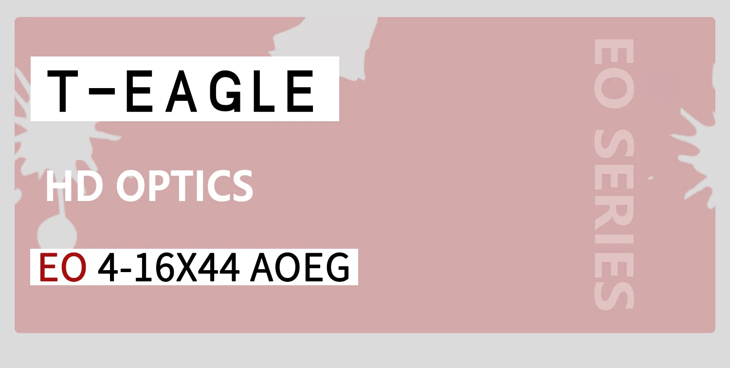 T-EAGLE EO4-16x44AOE Tactical Riflescope Spotting Scope for Rifle Hunting Optical Airsoft Sight Red Green Blue Illumination