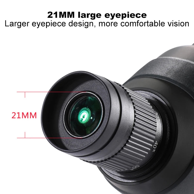 20-60x80mm Zoom Monocular Spotting Scope Powerful Telescope Bak4 Prism Waterproof For Camping Bird Watching Shooting