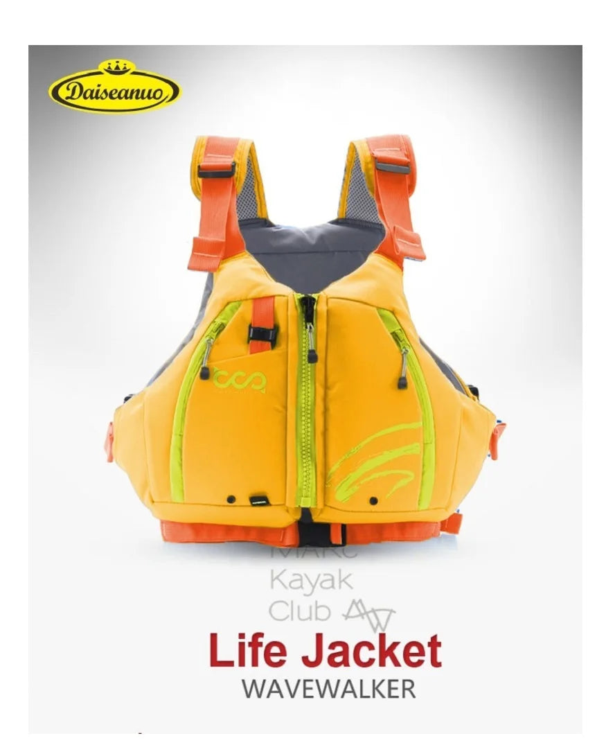 Daiseanuo Adult Kayaking Life Jackets Women Paddle Life Vest Men Kayak Vest PFD Safety Drifting Boat Raft Floating CE Approved