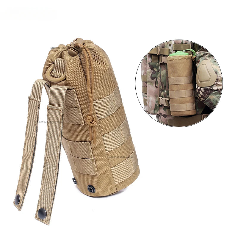 Molle Water Bottle Holder for outdoor Backpack Belt High Quality Hiking Camping Carrier Pouch Waist Bag Travel Kits