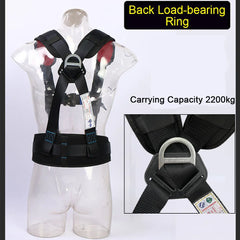 High-altitude Work Safety Belt Three Point Harness Outdoor Rock Climbing Harness Safety Ropes Electrician Construction Equipment