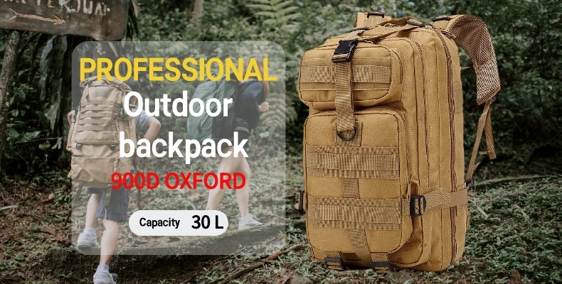 75L 1000D Thick Outdoor Backpack for Men Luxury Large Capacity Military Rucksacks Tactical Sports Camping Hiking Hunting Bag