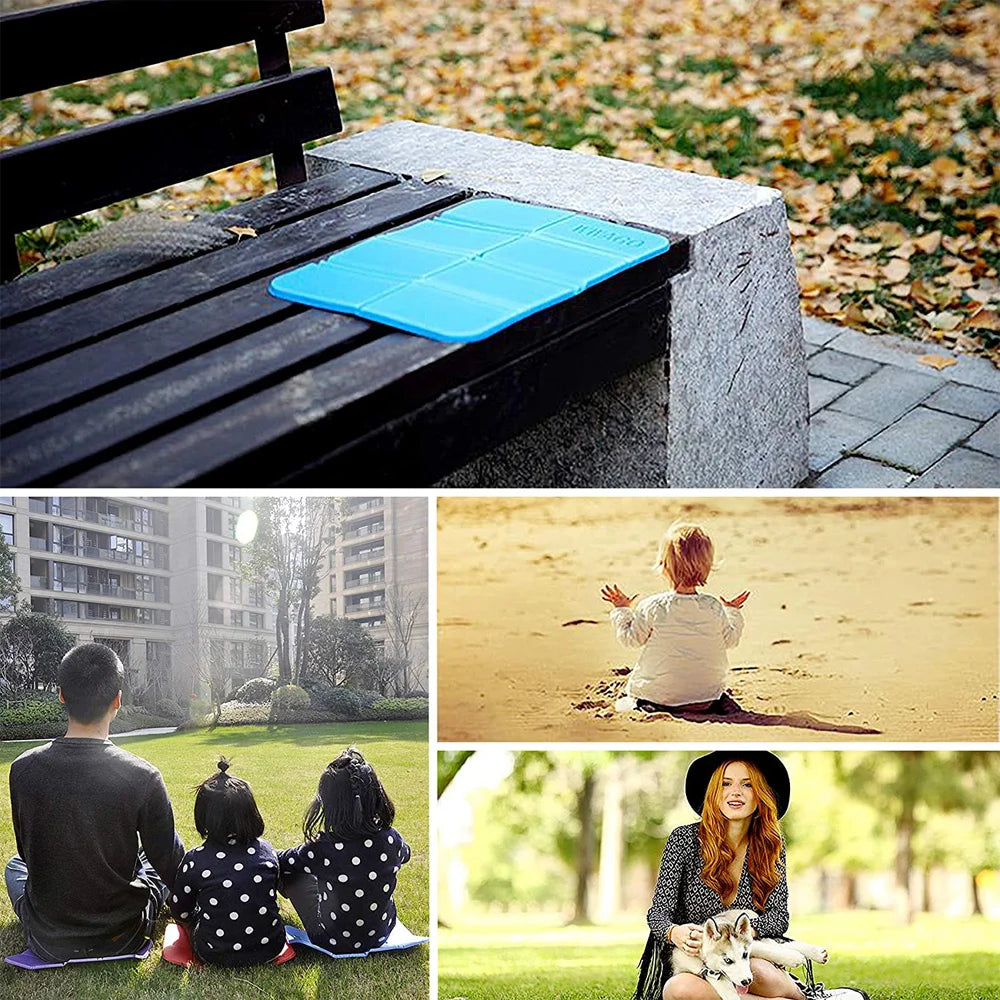 Beach Camping Mat Foldable Portable Small Picnic Mat Waterproof Moisture-proof Camping Pad Outdoor XPE Foam Folding Seat Cushion