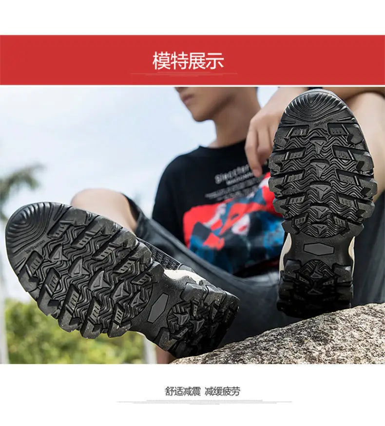 Breathable Sneakers Men Shoes 2023 Fashion Shoes For Men Climbing Hiking Shoes Men Outdoor Beach Wading Tenis Barefoot Sneakers