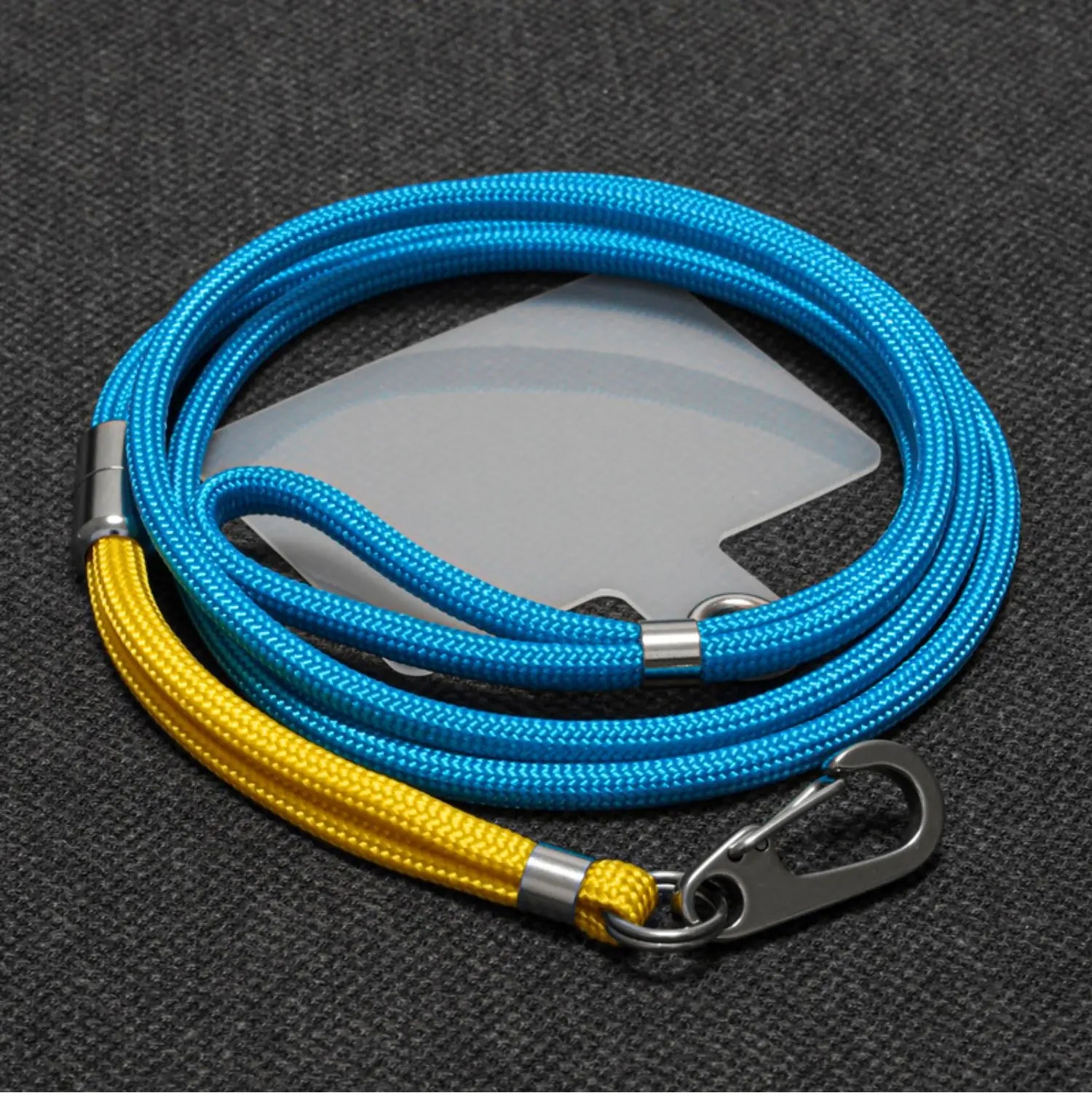 Long Hanging Neck Outdoor Nylon Climbing Rope Lanyard Bold Pendant Phone Universal with Fixed Clip Lanyard Mobile Phone Lanyard