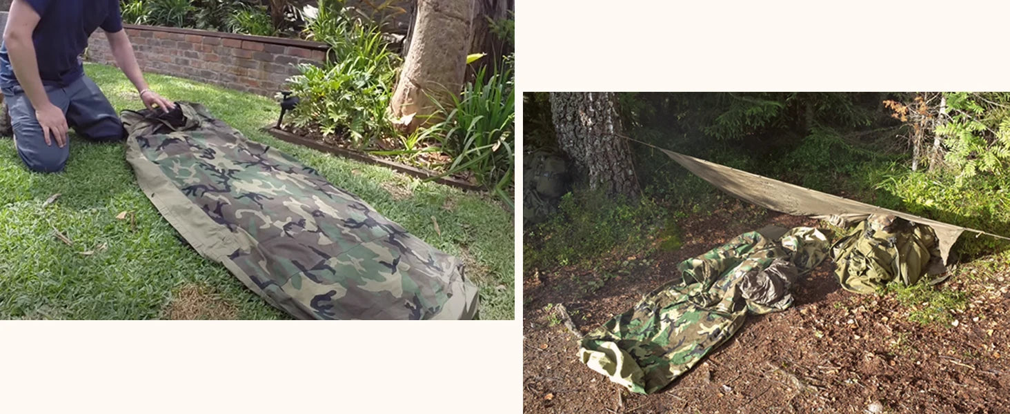 Akmax.cn Bivy Cover Sack for Military Army Modular Sleeping Bags, Multicam Camo/Woodland/UCP