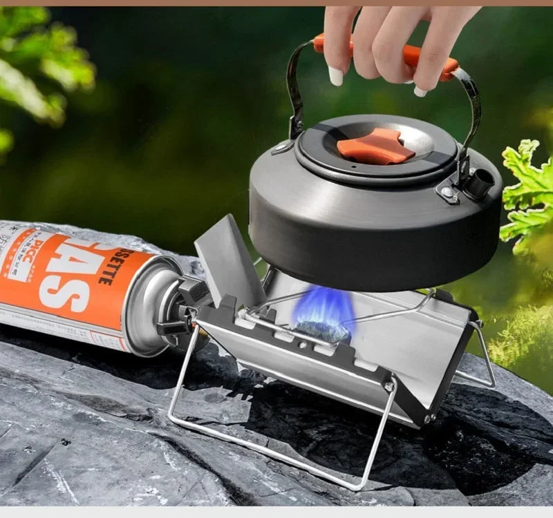 Windproof High-power Cassette Gas Stove Camping Stove Outdoor Portable Lightweight Aluminum Alloy Nature Hike Picnic Accessories