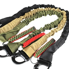 Tactical Quick Release Safety Rifle Sling Lanyard Strap Rope Line Climbing Rope Airsoft Protective Sling for Outdoor Hunting