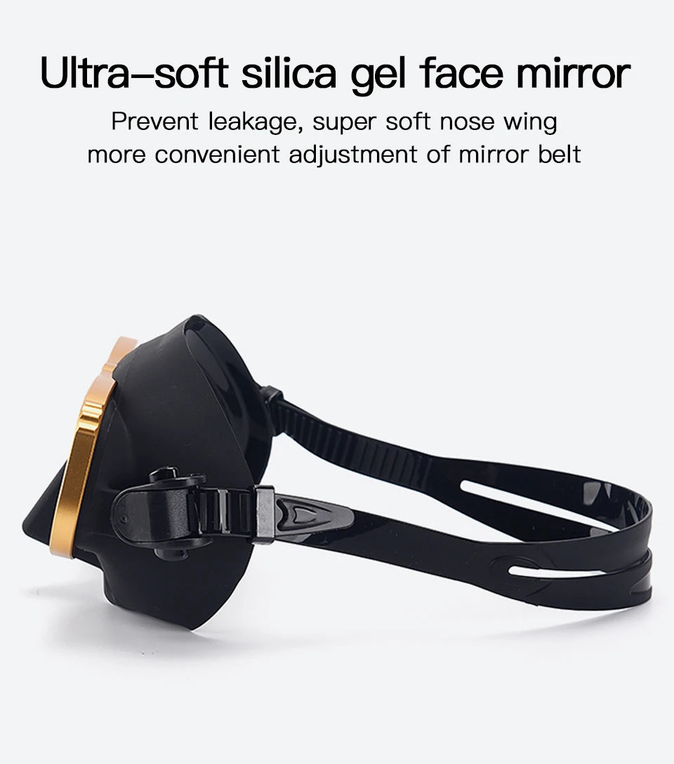 Free Diving Goggles Mask Similar Apollo Alloy Liquid Silica Gel Scuba Mask Wet Tube Kit Snorkeling Equipment Ultra Low Volume