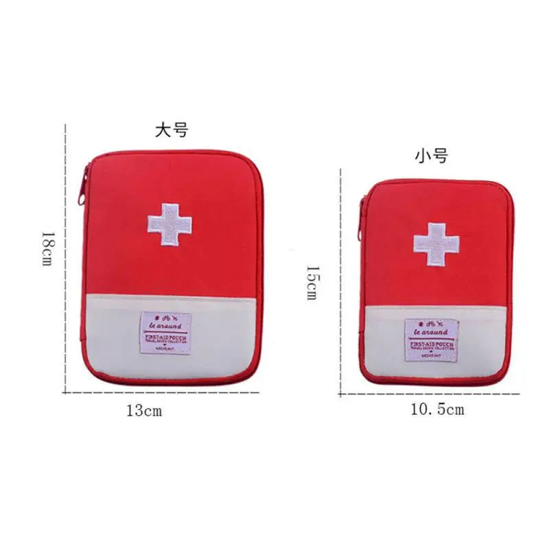 Cute Mini Portable Medicine Bag First Aid Kit Medical Emergency Kits Organizer Outdoor Household Medicine Pill Storage Bag