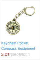 Outdoor Camping Hiking Mini Compass Navigator Portable Keychain Survival Tool