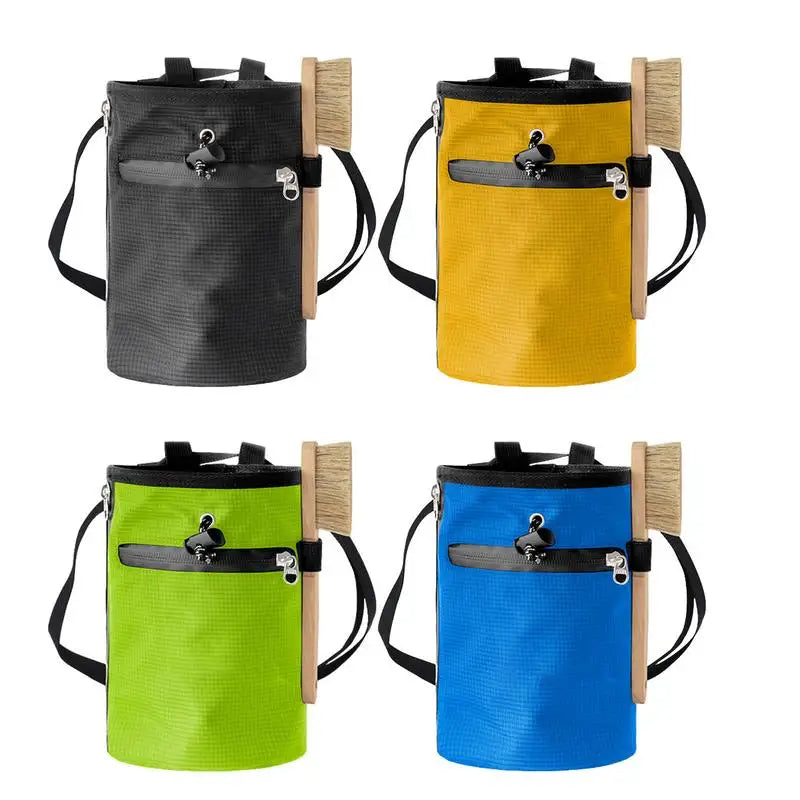 Magnesia Sack Rock Climbing Chalk Bag Waterproof Pocket for Weight Lifting Outdoor Bouldering Magnesia Pouch Climbing Equipment