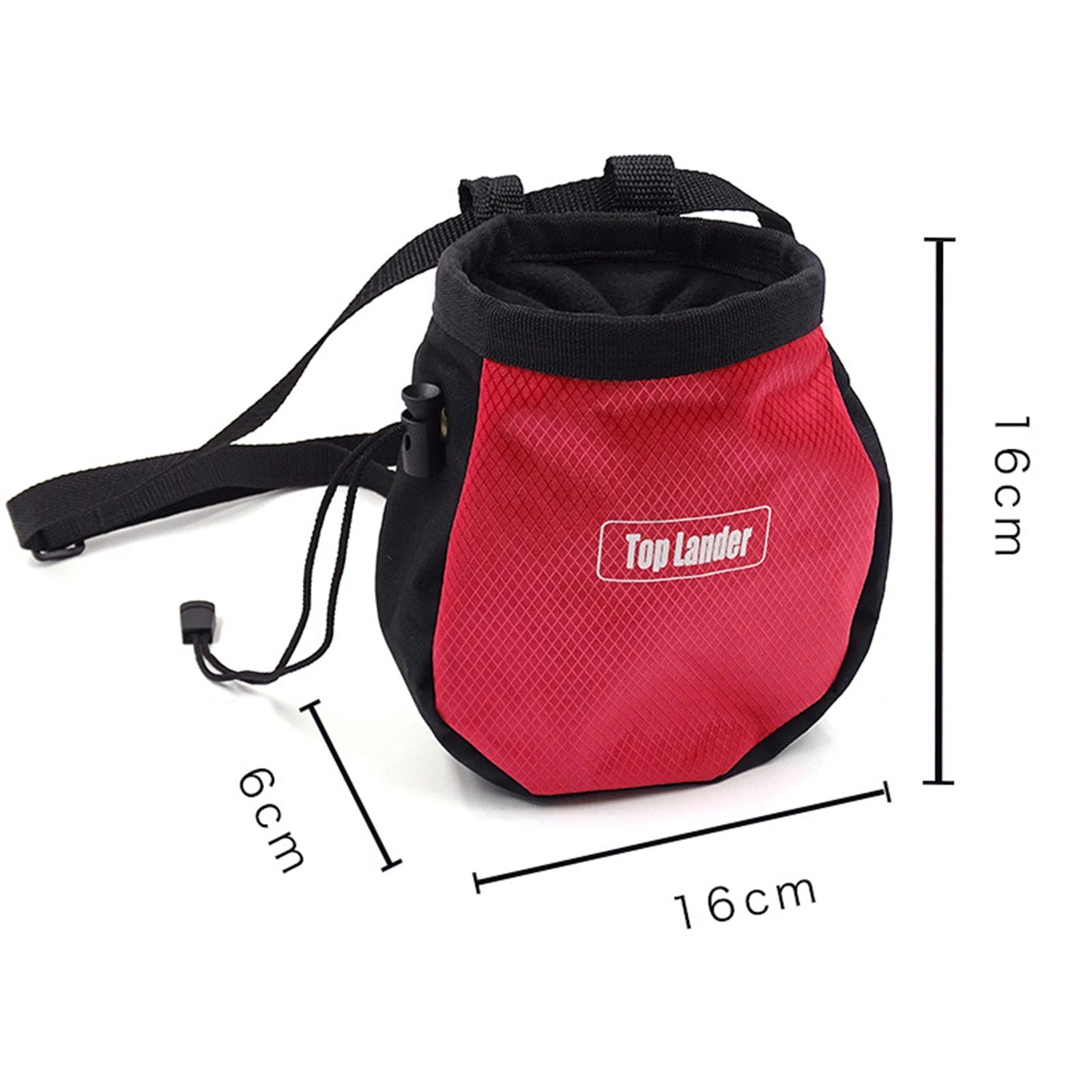 Gymnastics Rock Climbers Magnesium Powder Storage Bag Adjustable Waist Belt Nonslip Chalk Bag Weightlifting Climbing Equipment