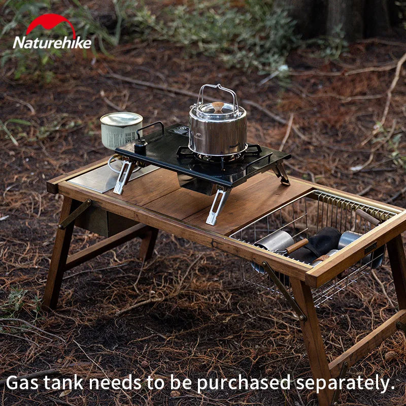 Naturehike IGT Table Gas Stove Burner Strong Fire Heater Furnace Outdoor Camping Cooking Stainless Steel 4KW High Thermal Power