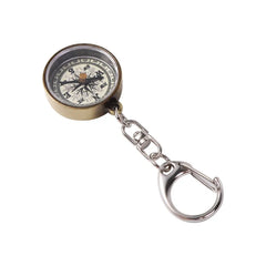 Travel Gift Navigation Tools Vintage Zinc Alloy Climbing Equipment Pocket Compass Camping Compass Key Ring Mini Compass