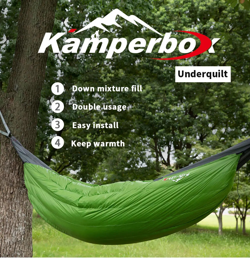 Kamperbox Down Quilt Underquilt Sleeping Bag Down Hammock Underquilt Down Camping Quilt Sleeping Bag Tourism