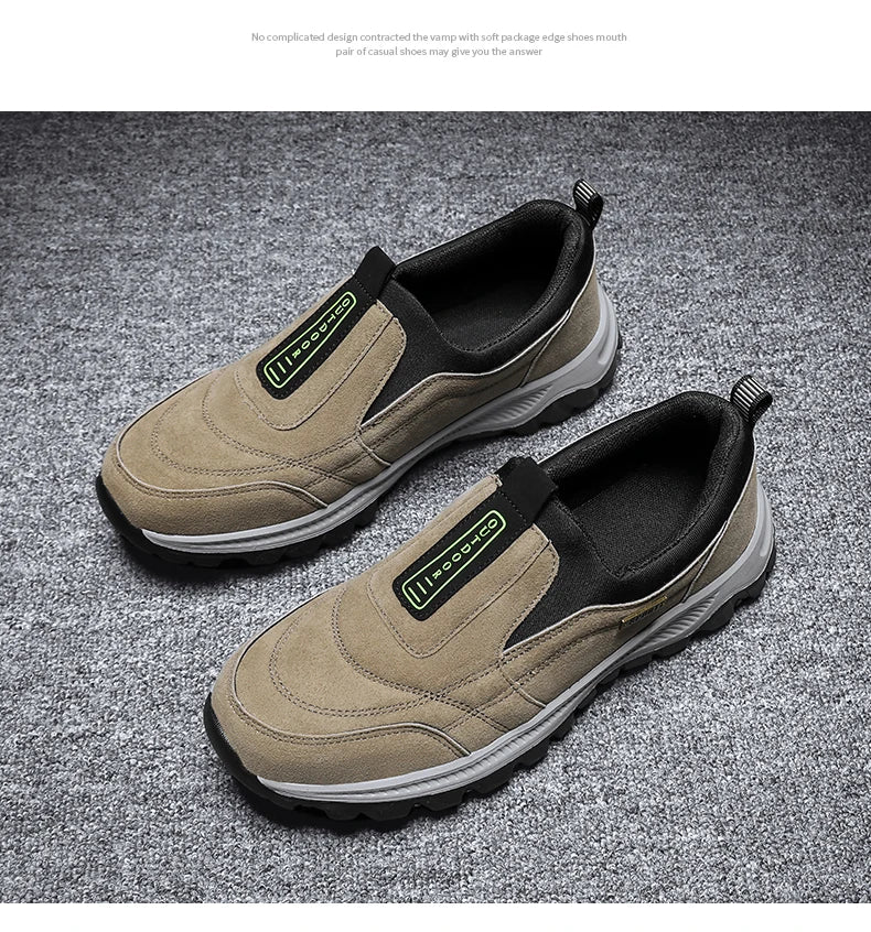 2023 New Outdoor Hiking Camping Light Running Jogging Casual Sports Men's Shoes Non-slip Loafers Hiking Shoes Large Size 39-49