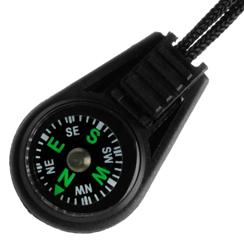 Outdoor Camping Hiking Mini Compass Navigator Portable Keychain Survival Tool