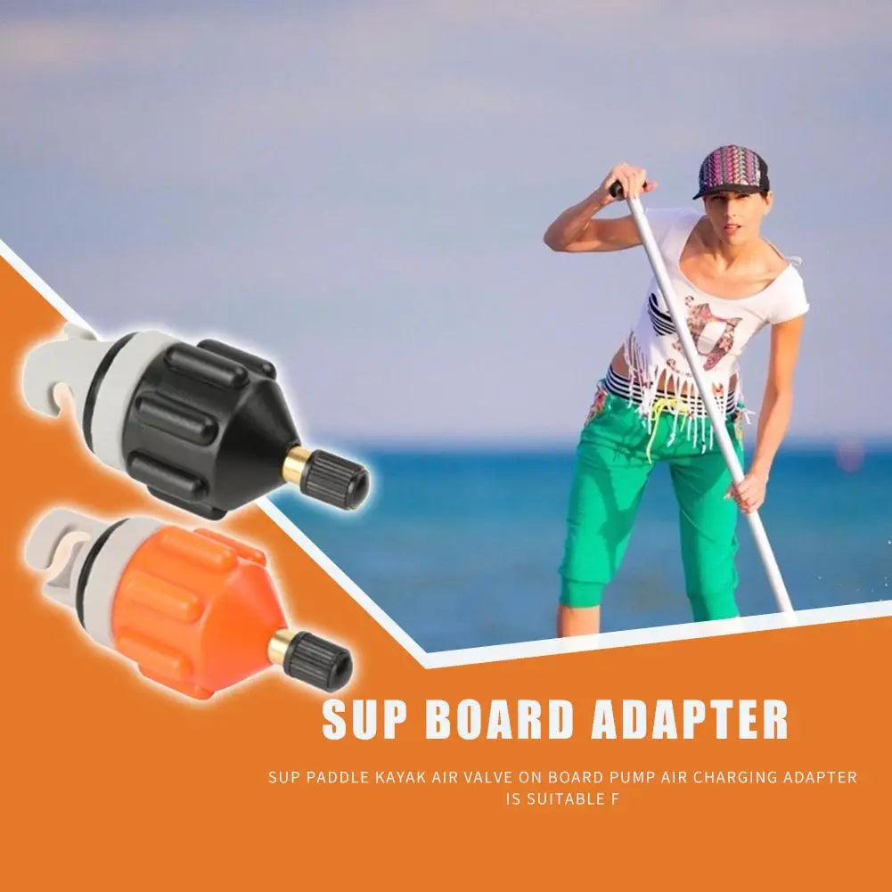 Hot Boat Air Valve Adaptor Nylon Kayak Inflatable Pump Adapter for SUP Board Durable Air Valve Adaptor Wear-resistant Rowing