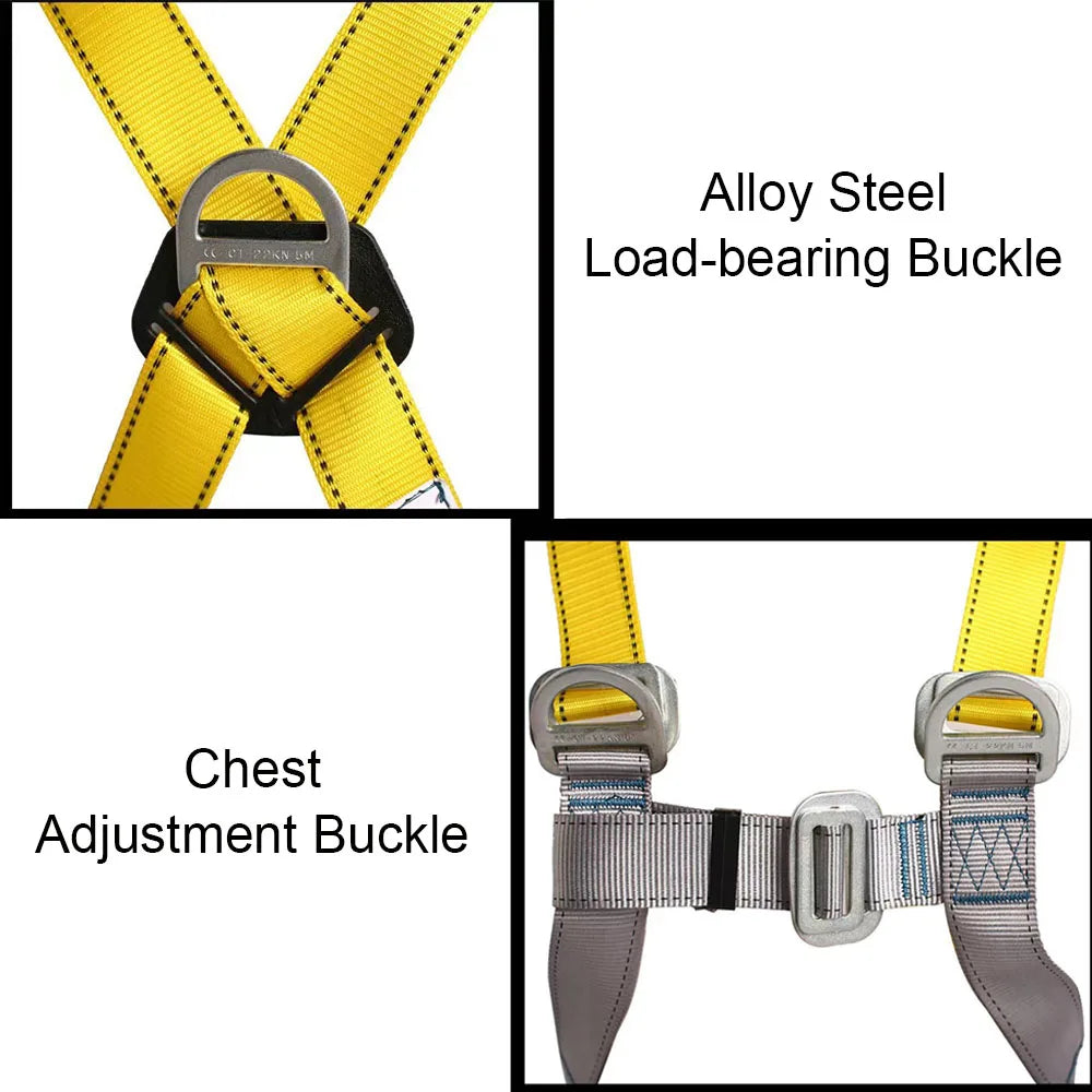 Aerial Work Safety Belt Full Body Five Point Harness Safety Rope for Outdoor Climbing Training Construction Protection Equipment