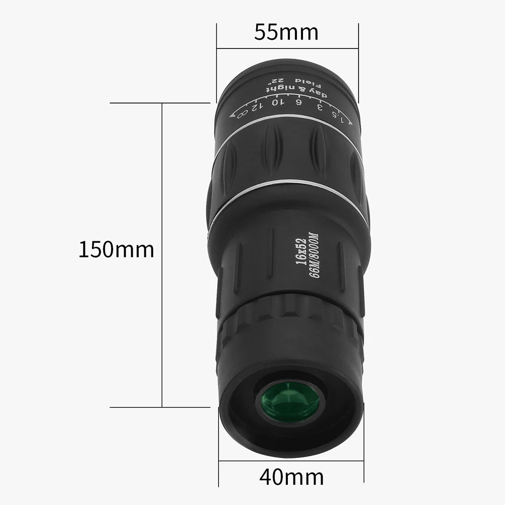 Powerful Telescope Maifeng 16X52 Monoculars 66M/8000M For Hunting Camping Night Vision Telescopio Hd Spotting Scope Long Range