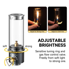 BRS-55 Dreamlike Gas Camping Lantern Mini Windproof Camping Gas Lamp Light  Outdoor Camping Supplies Tent Lighting Equipment