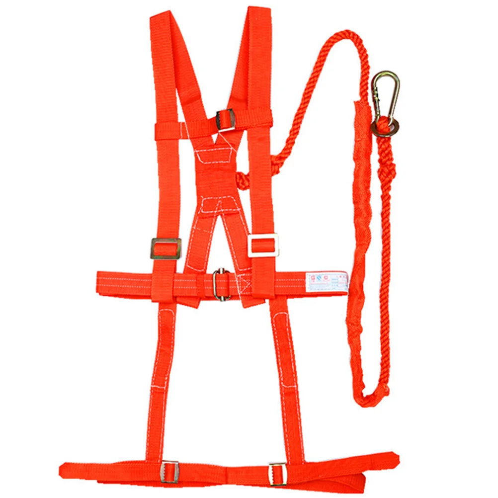 1PC 2m High Altitude Operation Outdoor Safety Belt Safety Zone Suspenders Climbing Safety Belt Anti Harness for work height