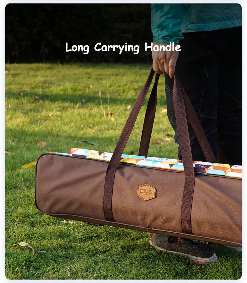 Outdoor Canopy Pole Storage Bag, Picnic Folding Tables, Chairs, Fishing Gear, Camping Tools, Storage Bag