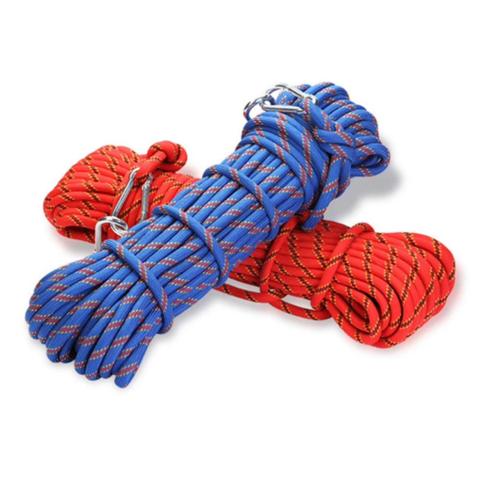 10M/15M/20M/30M Climbing Rope Outdoor Rescue Rope Climbing Safety Rope Paracord Insurance Escape Rope Hiking Survival Tool