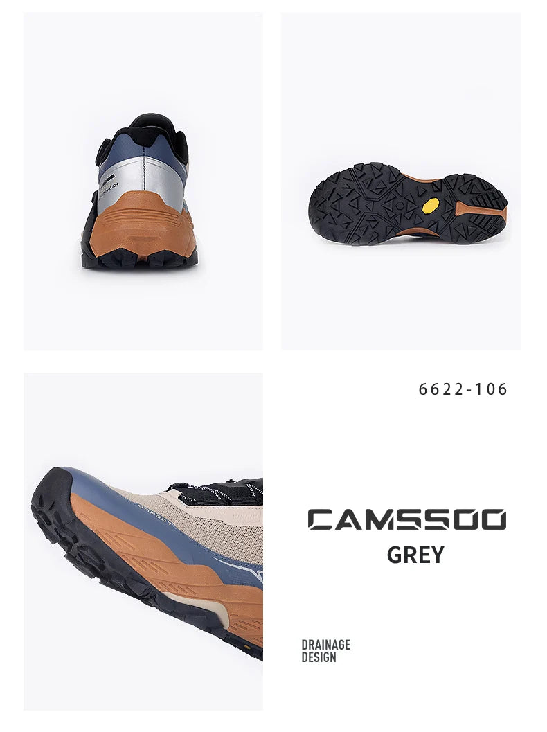 CAMSSOO HIKING Shoes men Breathable Outdoor Sports Shoes Lightweight trekking ankle shoes mesh Casual walking Running Sneakers