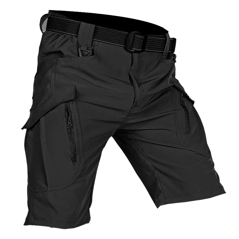 Outdoor Military Tactical Shorts for Men, Waterproof Urban Short Trekking Pants, Multi Pocket Hiking Shorts, Summer Clothing