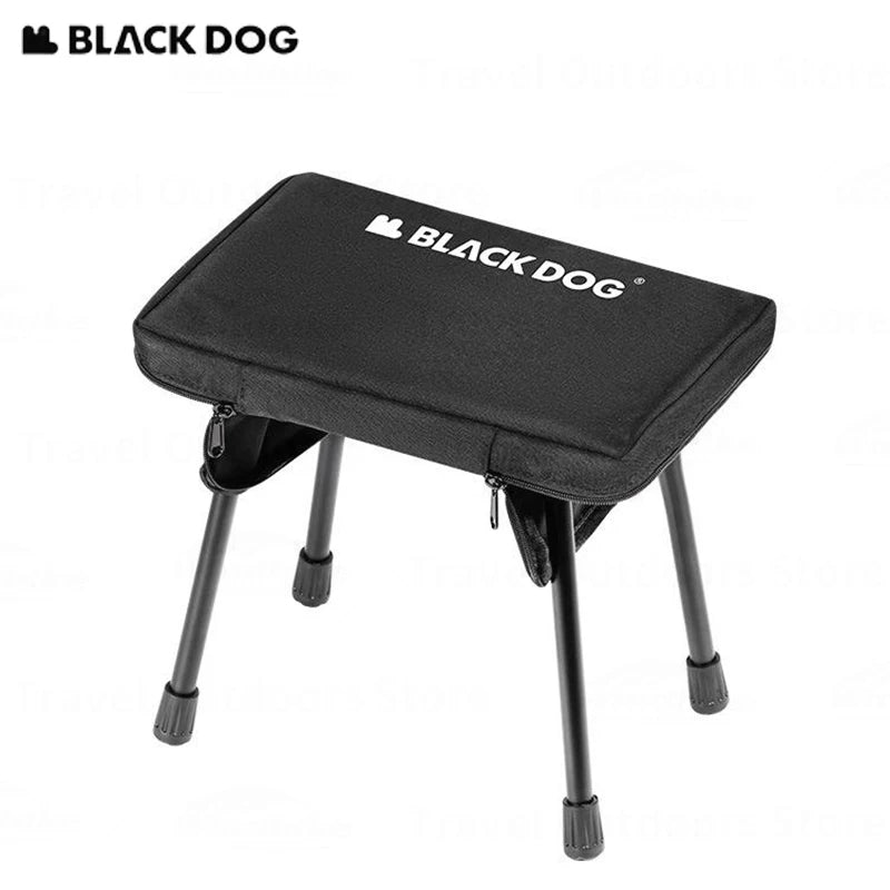 Naturehike BLACKDOG 2 In 1 Tactical Folding Table Ultralight Portable Stool Outdoor Camping Aluminum Alloy Multifunctional Chair