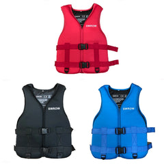 New Neoprene Life Jacket Adult Kids Life Vest Water Safety Fishing Vest Kayaking Boating Swimming Surfing Drifting Safety