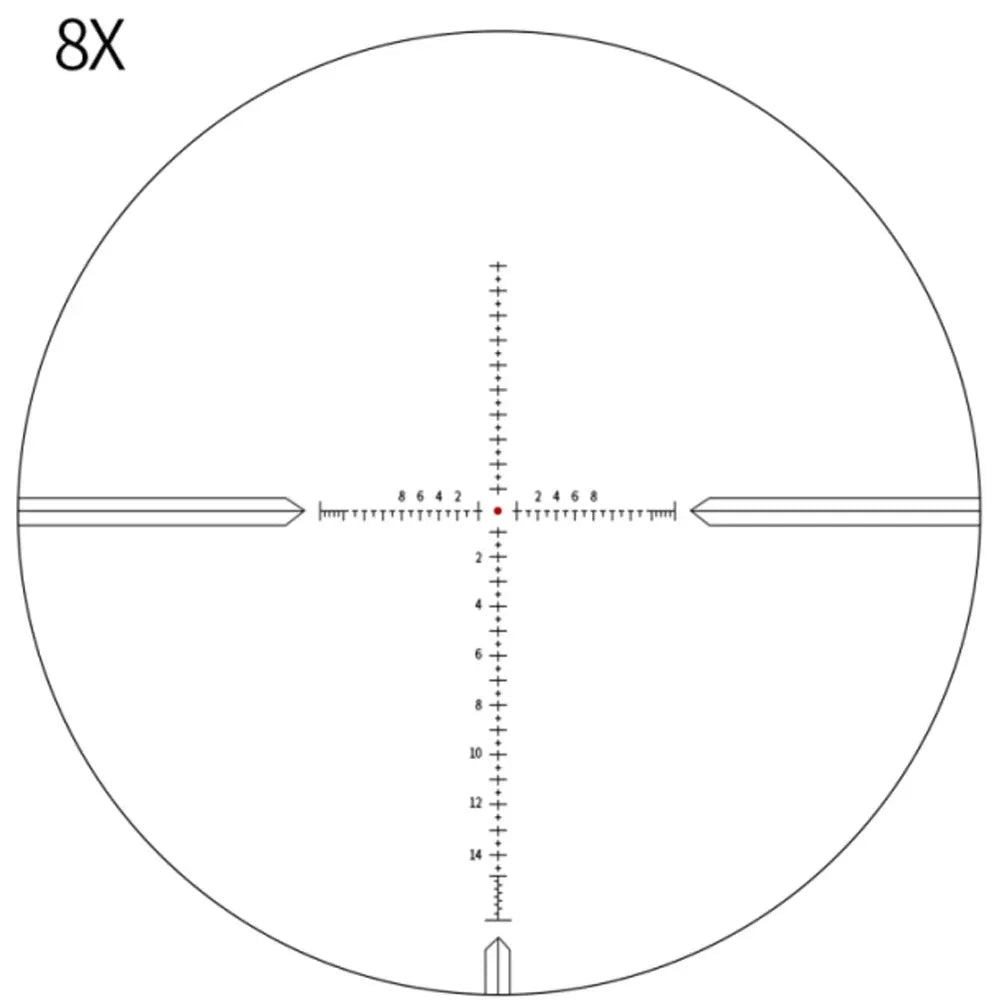 MARCH SK 3-15x44 FFP Tactical Caza Riflescope Spotting Scope for PCP Rifle Hunting Illumination Air gun Airsoft Optical Sight