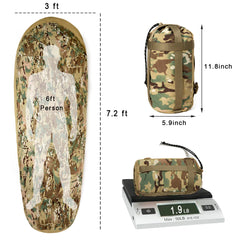 Akmax.cn Bivy Cover Sack for Military Army Modular Sleeping Bags, Multicam Camo/Woodland/UCP