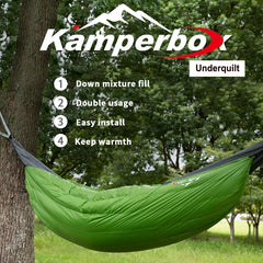 Kamperbox Down Quilt Underquilt Sleeping Bag Down Hammock Underquilt Down Camping Quilt Sleeping Bag Tourism