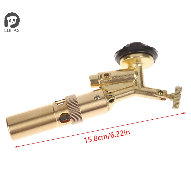 Portable Welding Gas Torch Flame Gun Butane Burner Outdoor Camping BBQ Lighter Flamethrower Kitchen Supplies Welding Equipment