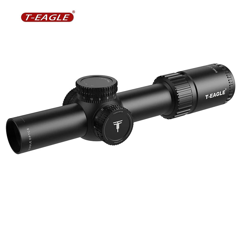 T-EAGLE Tactical Riflescope Spotting Scope for Rifle Hunting Optical Collimator Gun Sight Red Green Light EOS 1.2-6 X24 IRHK